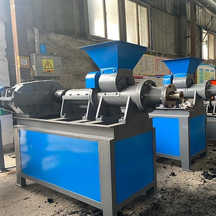 Charcoal briquette extruder machine4