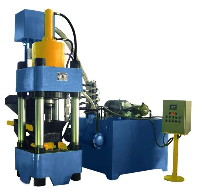 Metal chips briquetting machine2