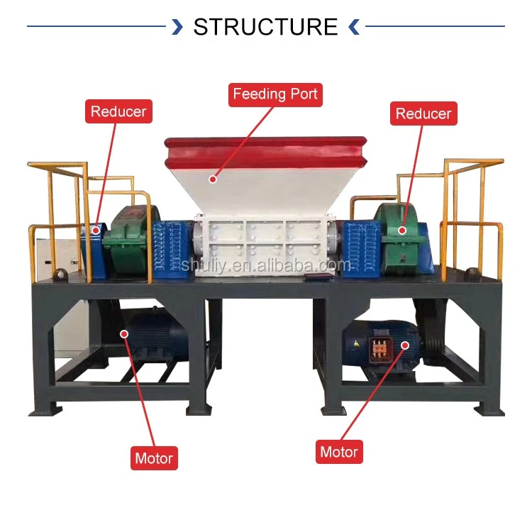 industrial shredder machine industrial shredder machine