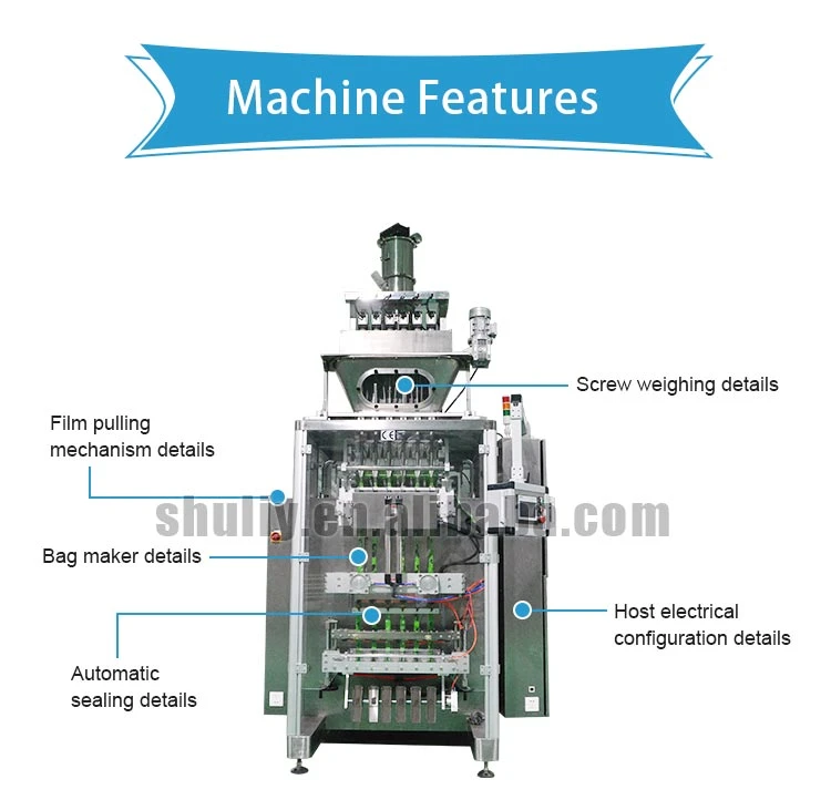 Multi lane powder packing machine Multi lane powder packing machine